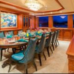 Burger Yacht Charter MIM interior formal dining