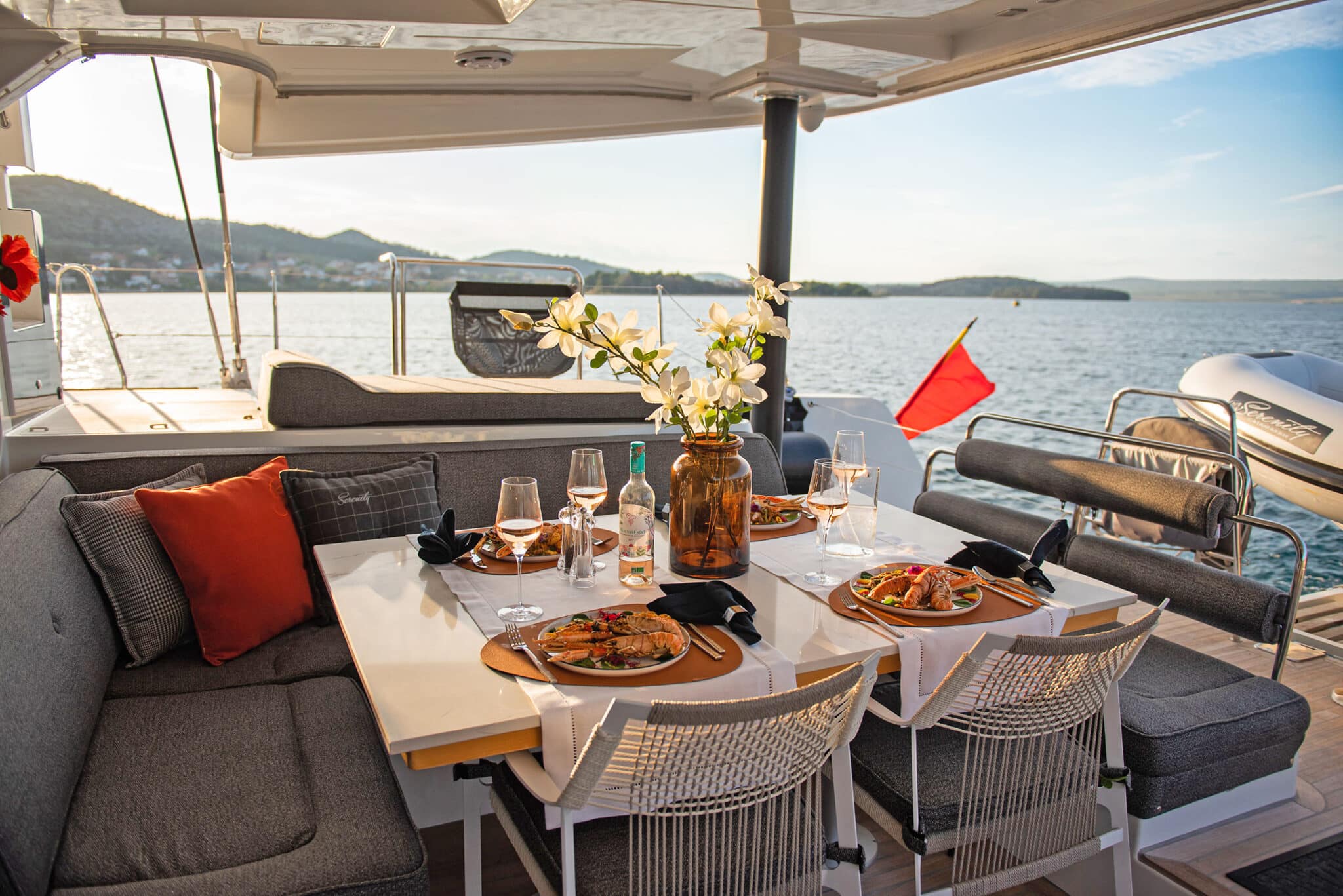 Charter the 16m catamaran Serenity in Croatia - 212 Yachts